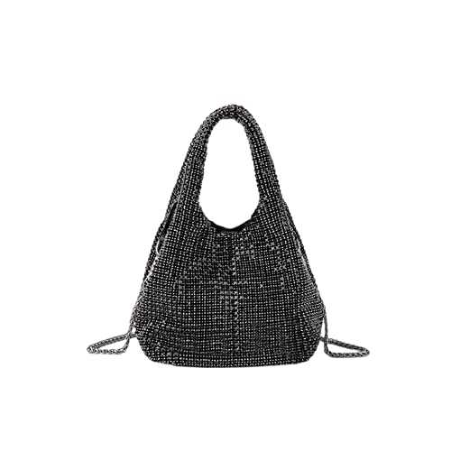 Tngan Women Glitter Rhinestone Handbag Bling Shoulder Bag Crossbody Bag Evening Party Prom Banquet Purse