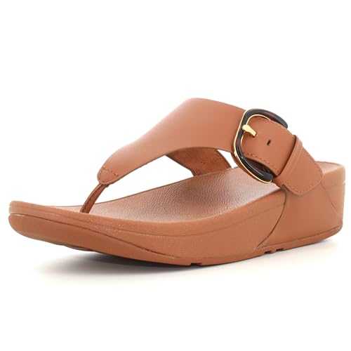 Brown Resin Leather Sandals