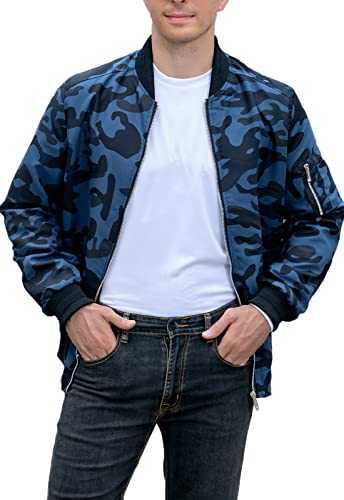 Men's Running Jacket Long Sleeve Slim Fit Lightweight Varsity Baseball Bomber Jackets Sportswear