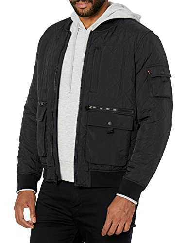 Levi's Men's Quilted Utility Bomber Jacket Coat