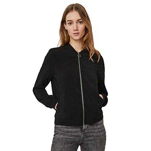 VERO MODA Damen Tailoring Blousonjacke Zip up Collar Versatile Lightweight Jacket