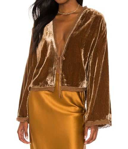 R.Vivimos Autumn Winter Velvet Jackets For Women Warm Long Sleeve Casual Cropped Jacket Collarless Lace Short Cardigan