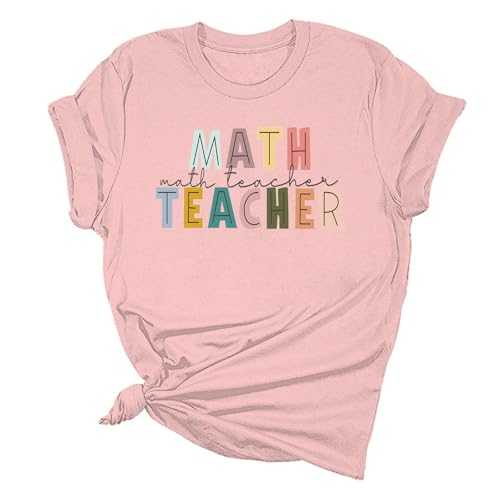 Women's Casual Fashion Printed Pullover T-Shirt Crew Neck Short Sleeve Glitter Top Party, pink, XXL