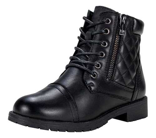 Vepose Women's Fashion Ankle Booties Combat Ankle Boots