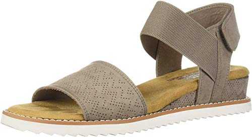 Women's Desert Kiss-Stretch Quarter Strap Sandal Flat