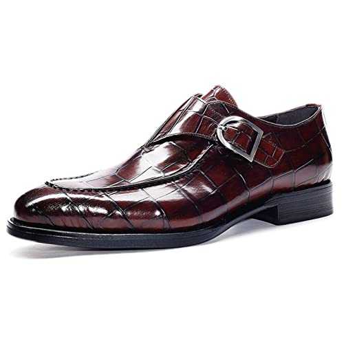 TABKER Shoes for Men Business Flat Shoes Men Designer Formal Dress Leather Shoes Men's Loafers Valentine Gifts Shoes
