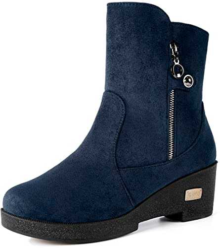 Gaatpot Womens Ladies Winter Shoes Boots Fur Lining Warm Snow Boots Outdoor Ankle Booties Shoes Size