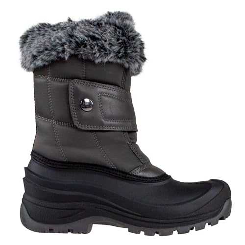 Clara Snow Winter Boots for Women, Warm, Insulated, Waterproof Shell, Faux Fur Lined Cuff