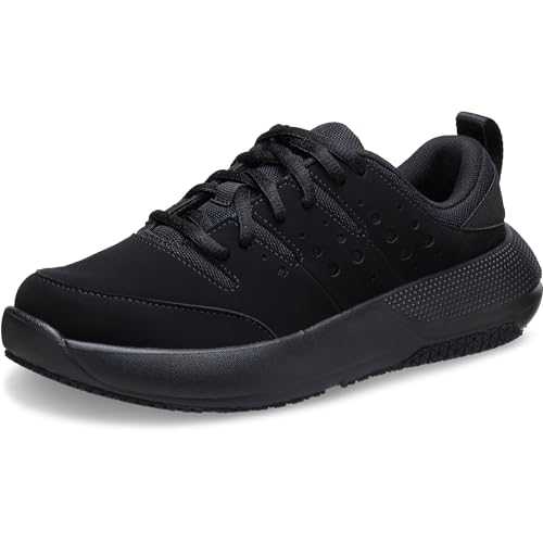 Women's On The Clock Work Sneaker W, Triple Black, 9 UK