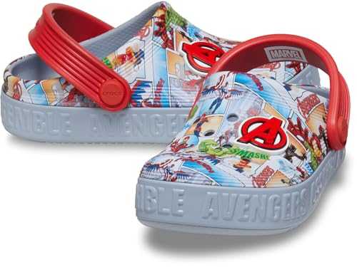 Unisex Adult Avengers Clog (Child) CLG T BluGry, bluish grey, 8 Toddler