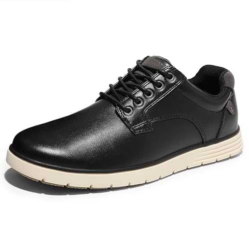 Mens Casual Dress Loafers for Men Casual Sneakers Lace Up Slip on Shoes with Nonslip Rubber Sole