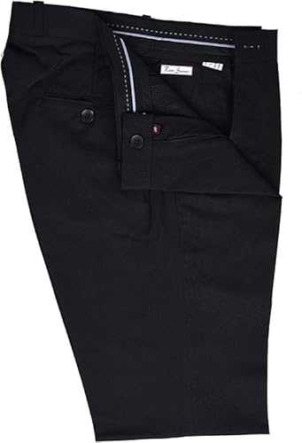 Retro Seventy2 Premium Quality Mens Trousers Smart Flat Fronted Work Slim Fit Formal Pants