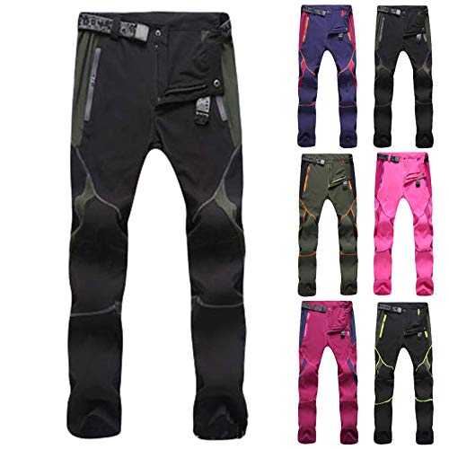 Outdoor Hiking Trousers Water Proof Lightweight Walking Trousers Couple Dry Trousers Outdoor Men Quik Pants Men's Pants High Waist Open Back Pocket Jumpsuit
