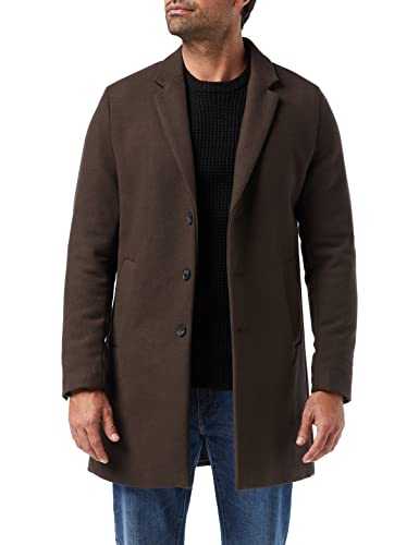 Men's JACK& JONES Classic Wool Coat Short Jacket Elegant Transition Jacket No Hood JJEMOULDER