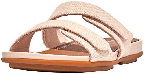 Women's Gracie Adjustable Two-Bar Canvas Slide Sandal