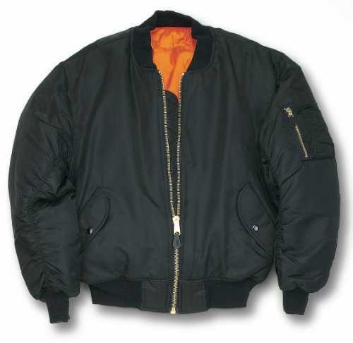 Delta Classic MA-1 Bomber Flight Jacket Black (M)