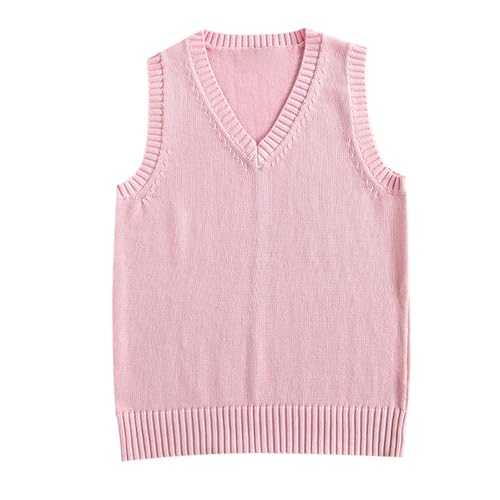 2025 Style School Sweater Vest for Women, Vintage Knitted Top, Sleeveless, Ideal for Casual Wear, School Days, Sweater, Women, Winter, Elegant