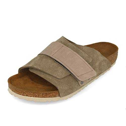Sandales Kyoto Cuir Suede/cuir Nubuck Taupe, Men’s Sandal, Taupe, 10.5 UK (45 EU)
