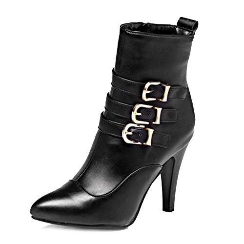SJJH Women Sexy Ankle Boots with Thin Heel and Fashion Boots for Wedding Parties