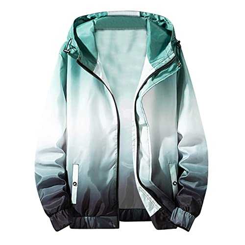 Cocila Thin Jacket for Men Camouflage Gradient Pocket Cardigan Zipper Sweater Coat Waterproof Men's Baseball Tee Mens Knitted Jackets Wool Overcoats
