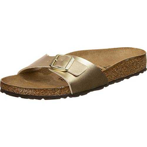 Mules Madrid Birko-flor® Gold, Women’s Sandal, Gold, 7.5 UK (41 EU)