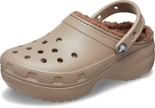 Classic Platform Lined Clog Mushroom Size 7 UK Women