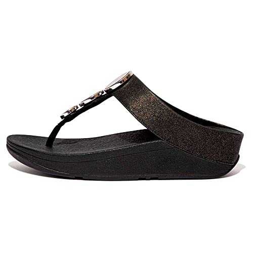 Women's Halo Shimmer Toe-Post Sandals Wedge