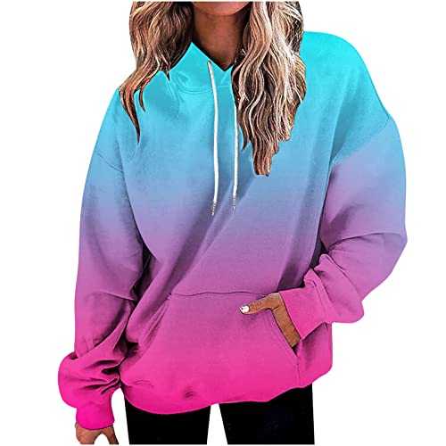 AMhomely Women Hoodies Oversized Sweatshirts Fleece Sweaters Long Sleeve Shirts Cute Loose Y2K Clothes Fall Pullover Top Holiday Clothes Festival Outfits Athletic Wear Activewear