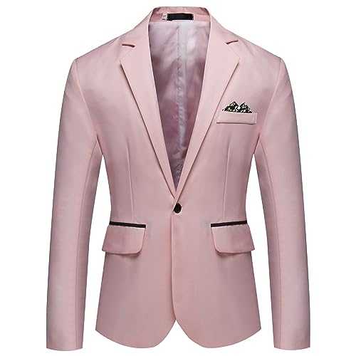 iTNHFP Men's New Solid Color Single Breasted Casual Small Suit with Slit Wedding Banquet Men's Suit Bridal Pants for Wedding Casual Blazer Suit Jacket Sport Coats & Blazers