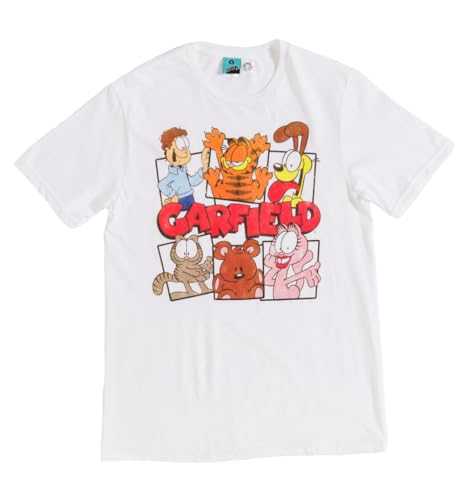 Garfield Comic Strip White T Shirt