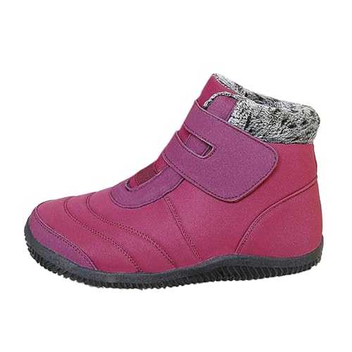 BGFIPAJG Women Snow Boots Walking Boots Womens Waterproof Non Slip Womens Boots Size 7 Black Walking Boots Womens Size 7 Ankle Boots For Women Uk Size 7 Mid Calf Outdoor Women Walking Boots