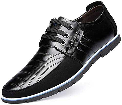 Men's Leather Shoes Loafers Casual Oxford Lace Up Business Classic Comfortable Luxury Driving Office Walking Moccasin British Fashion