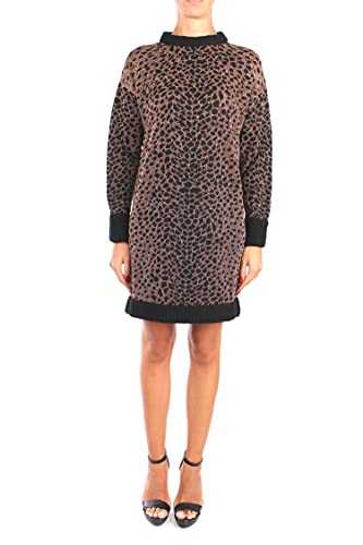 Pinko Women's PRESSIONE Casual Night Out Dress, Zn1_Black/Pink, S