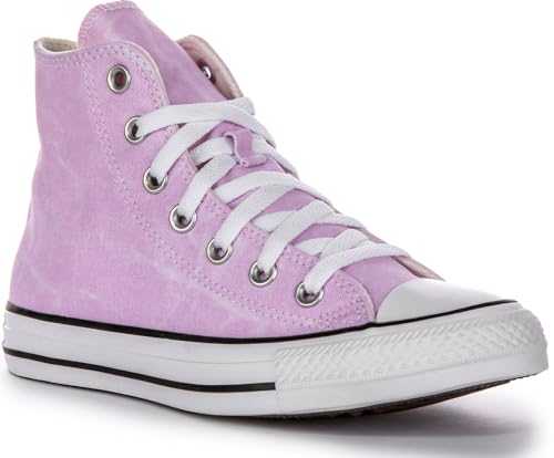 Chuck Taylor All Star Washed C Textile Trainers, Rose, 7 Women/5 Men