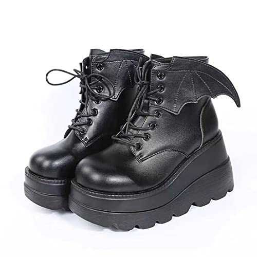 Women Mary Jane Dress Pumps Lolita Shoes Cute Platform Gothic Double Ankle Strap Round Toe Chunky Heel Uniform Pumps Shoes Perfect for School Party Business Work Dance Date Night Club