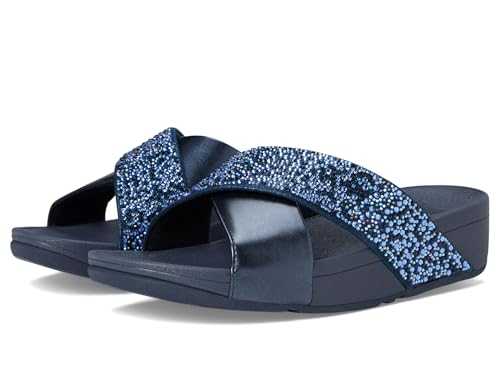 Women's Lulu Crystal-Mix Wedge Sandal