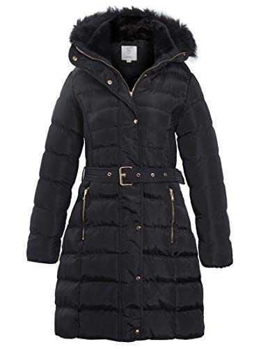 SS7 Women's Padded Faux Fur Parka Coat