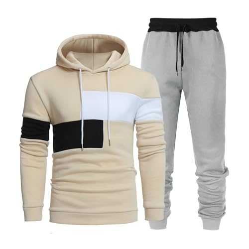 Warehouse UK Boys' Tracksuits Pink Palm Puff Hoodie Mens Pullover Tracksuit Hoodie Jogging Bottoms Set Sweater Top & Jogging Bottom Tracksuit for Men Red Mens