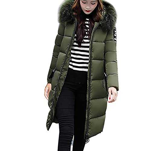 Puffer for Women UK Clearance Women Solid Casual Thicker Winter Slim Down Lammy Jacket Coat Overcoat Sale Ladies Casual Loose Cardigans Shirt Coat Trench Topcoats Jackets