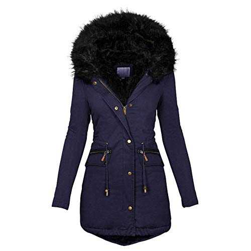 Women's Winter Parka Jacket Quilted Coat Fleece Winter Jacket Winter Coat Long with Hood Outdoor Jacket Winter Parka Quilted Jacket Winter Fur Breathable Parka Transition Jacket Transition Jacket