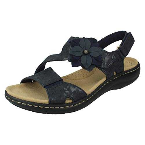 Ladies Slingback Sandals with Flower Detail Laurieann Bea