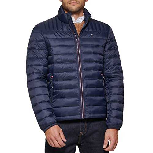 Tommy Hilfiger Men's Ultra Loft Packable Puffer Jacket Down Alternative Coat