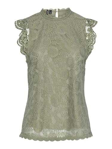 Pieces Women's Pcolline Sl Lace Top Noos Bc