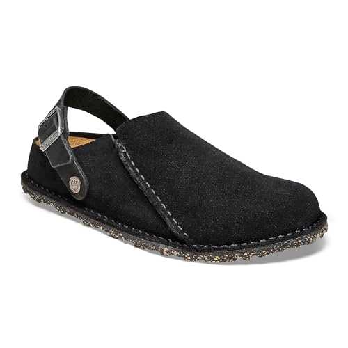 LUTRY Premium Suede Suede Leather Womens Clogs