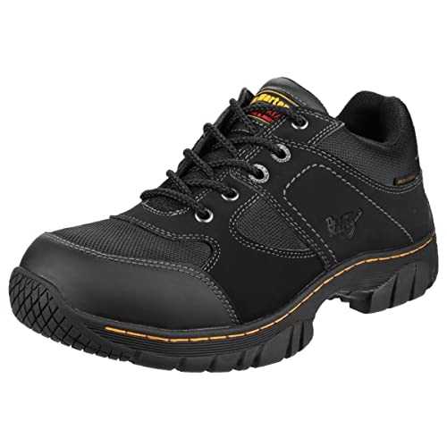 Gunaldo Safety Shoe Black UK 4 Black UK 4 Black Work Boots & Shoes