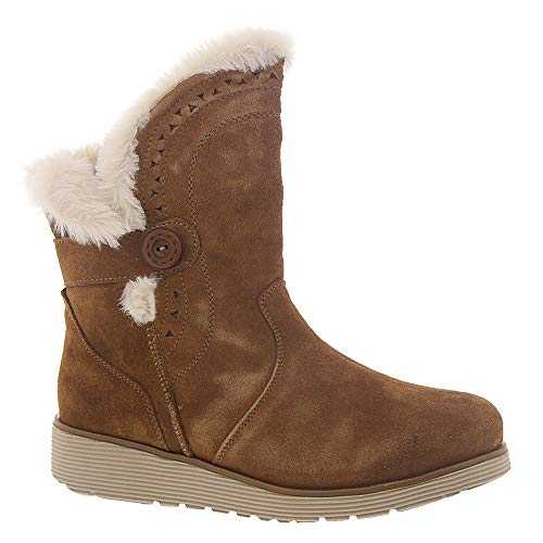 Skechers Women's Keepsakes Wedge Cozy Peak Mid Calf Boot