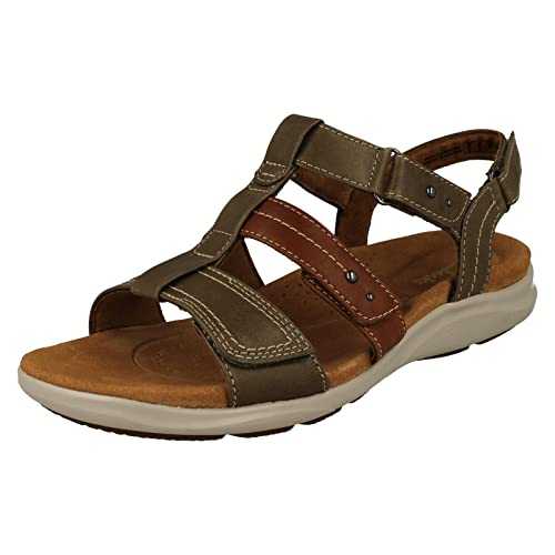 Ladies Contour Cushion Strappy Sandals Kitly Step