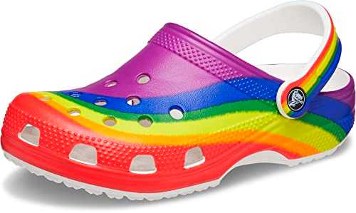 Unisex's Men's and Women's Classic Rainbow Dye Clog