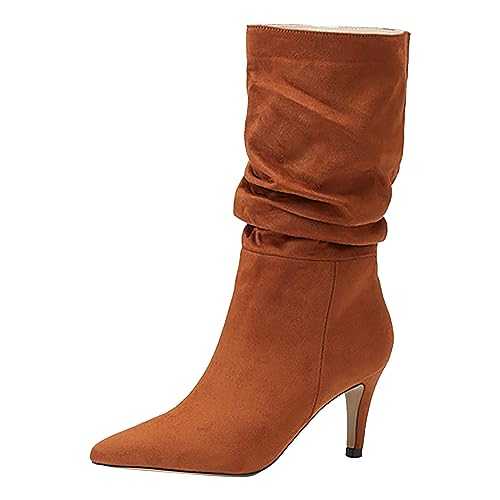 Summer Ankle Boots Women's Half Length Boots Women's Boots Flat Cowboy Boots Summer Fashion Boot Bag Riding Boots Small Heel Boots Autumn Ankle Boots Women with Heel