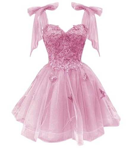 Sparkly Prom Dresses Short for Teens Homecoming Dress Glitter Lace Formal Dress RO066